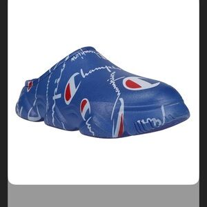 Champion Blue Graphic Slip-On Shoes